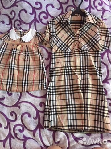 Платья family look