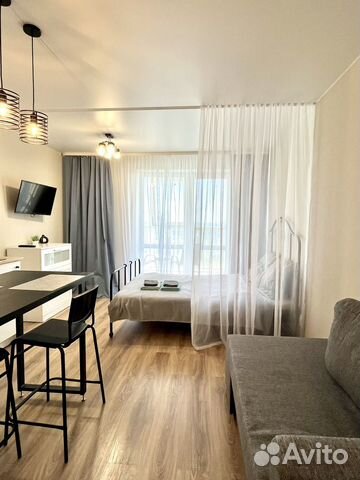 

Квартира-студия, 28 м², 2 кровати