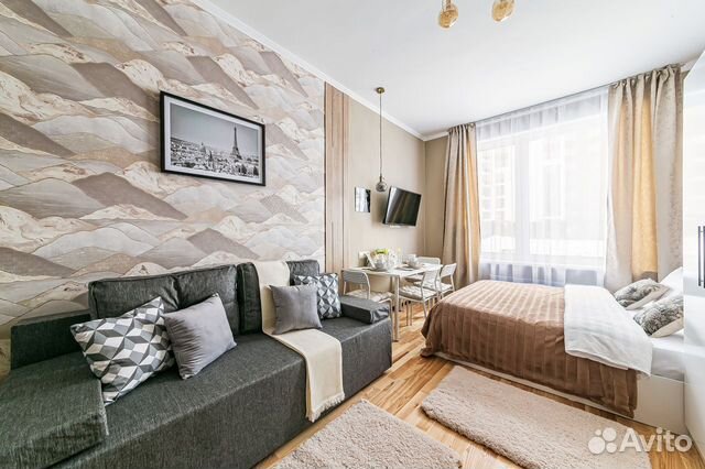 

Квартира-студия, 17 м², 1 кровать