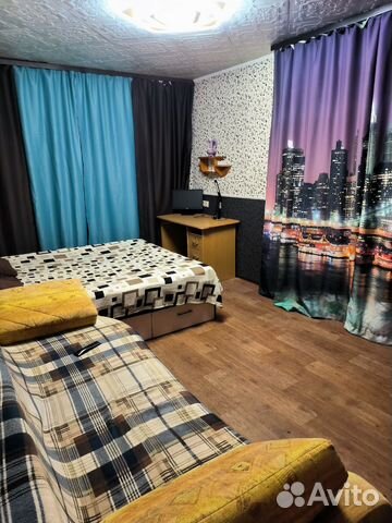 

1-к. квартира, 39 м², 2 кровати