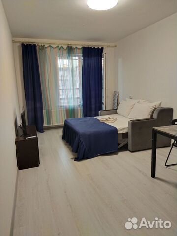 

Квартира-студия, 27 м², 2 кровати