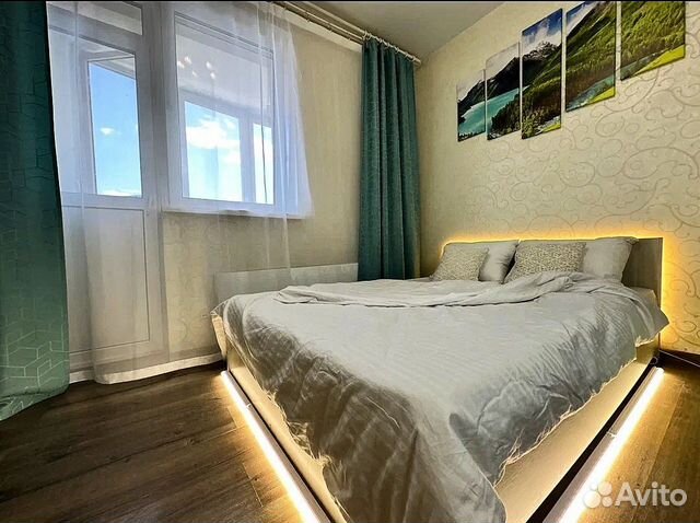 

Квартира-студия, 39 м², 2 кровати
