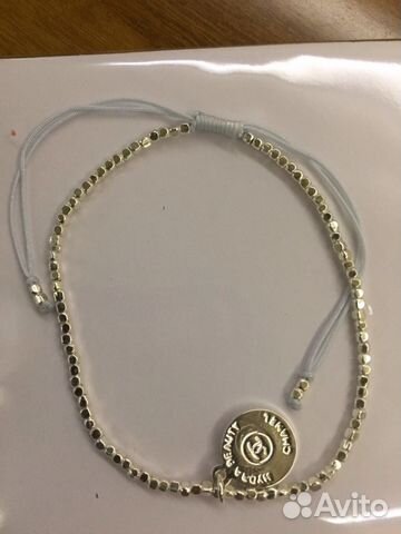 Новый Серебряный браслет Chanel оригинал