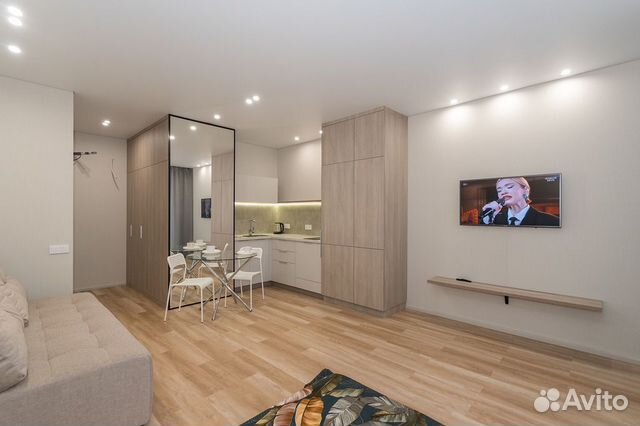 

Квартира-студия, 41 м², 1 кровать