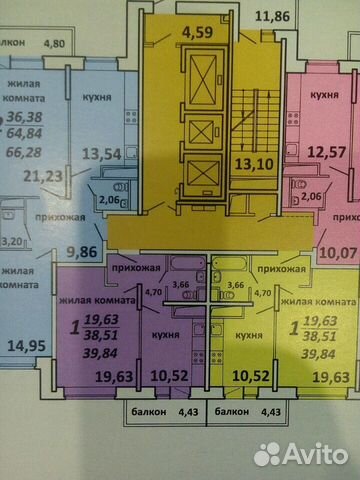 1-к квартира, 40 м², 12/22 эт.