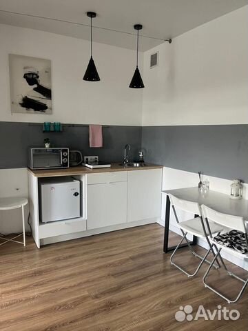 

Квартира-студия, 28 м², 2 кровати