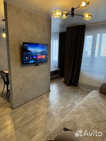 

Квартира-студия, 32 м², 2 кровати