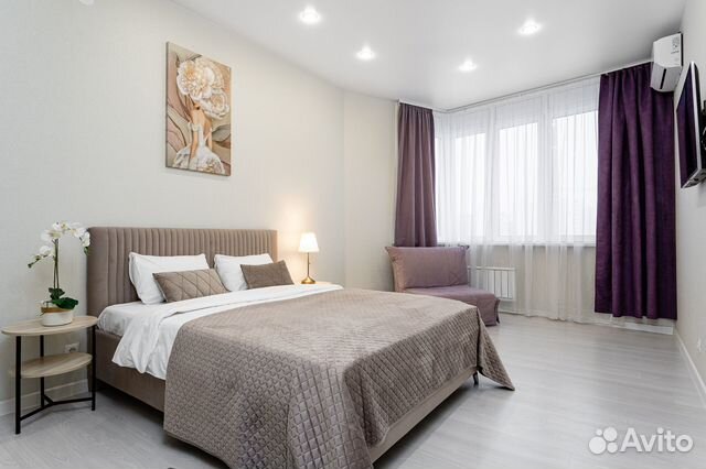 

1-к. квартира, 40 м², 2 кровати