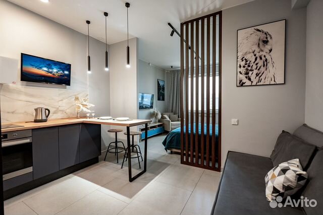 

Квартира-студия, 35 м², 3 кровати