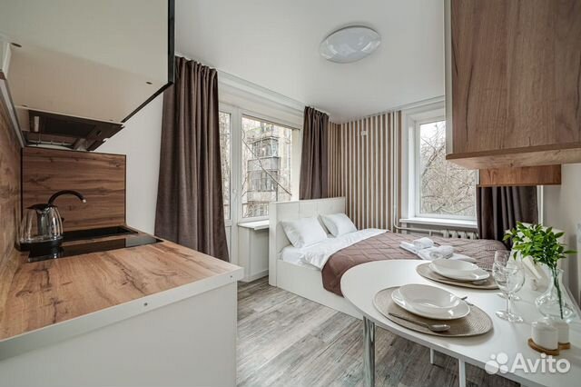 

Квартира-студия, 18 м², 1 кровать