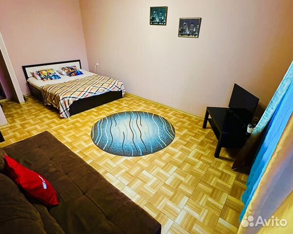 

1-к. квартира, 45 м², 3 кровати