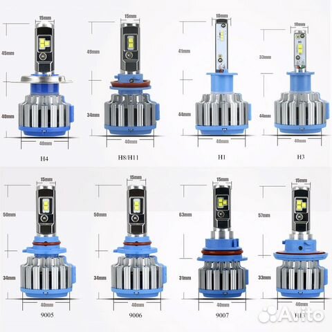 Светодиодные лампы (LED) H1,H4,HB3,HB4, H7,H8-H11