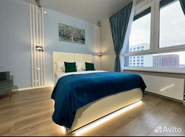 

Квартира-студия, 33 м², 1 кровать