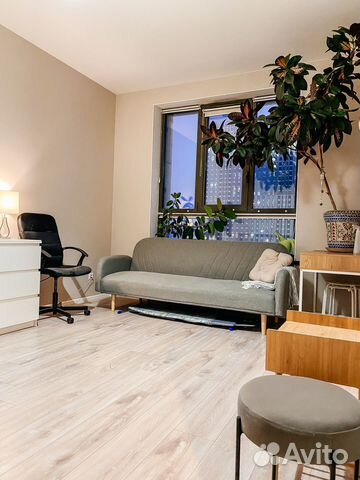 

1-к. квартира, 34,5 м², 2 кровати