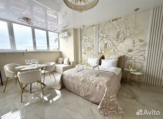 

Квартира-студия, 35 м², 3 кровати