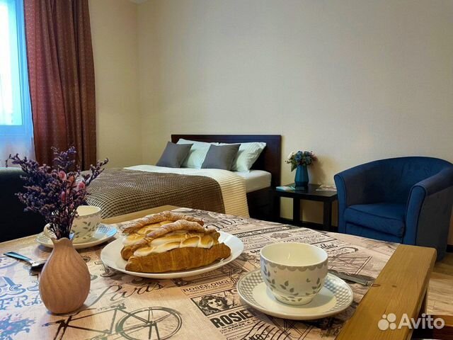

Квартира-студия, 34 м², 1 кровать