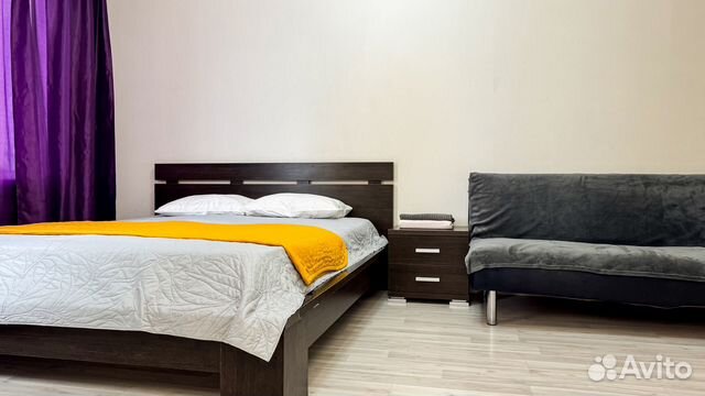 

Квартира-студия, 43 м², 2 кровати