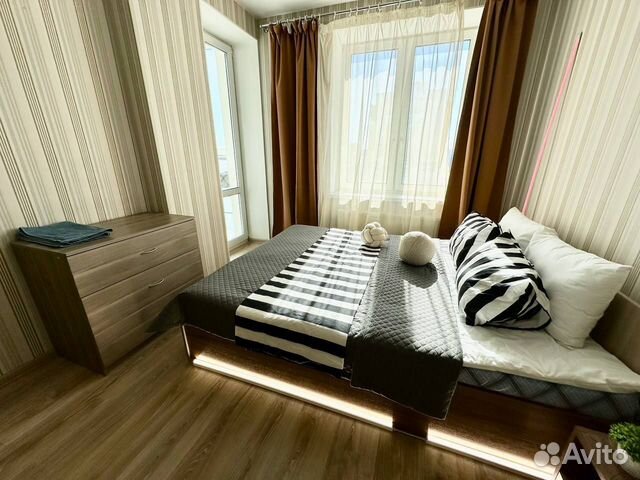 

1-к. квартира, 43,6 м², 2 кровати
