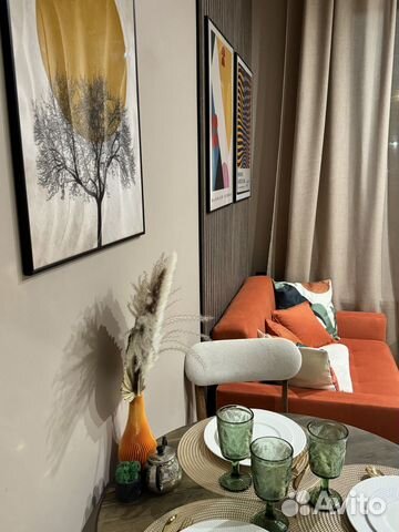 

1-к. квартира, 34,5 м², 2 кровати