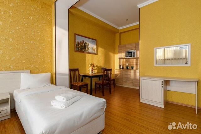 

Квартира-студия в апарт-отеле, 30 м², 2 кровати