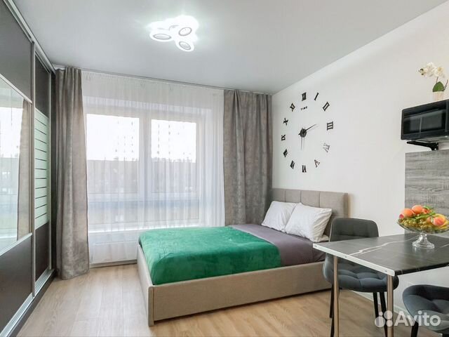 

Квартира-студия, 30 м², 1 кровать