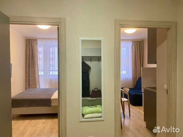 

1-к. квартира, 40 м², 2 кровати
