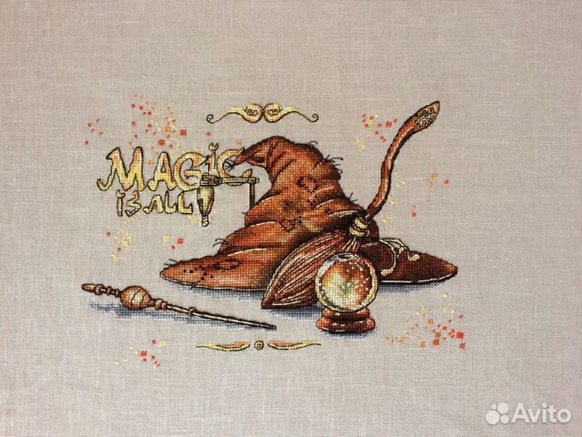 Картина вышитая крестом 