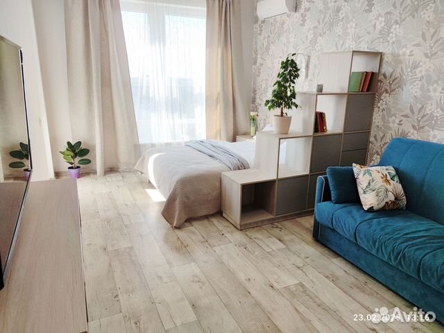 

1-к. квартира, 40 м², 2 кровати