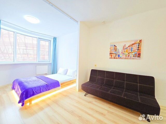 

Квартира-студия, 27,5 м², 2 кровати