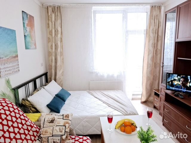 

Квартира-студия, 25 м², 2 кровати