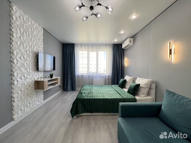 

1-к. квартира, 45 м², 2 кровати