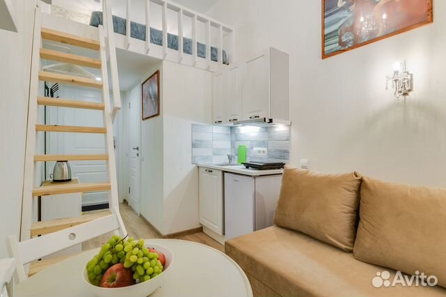 

Квартира-студия в апарт-отеле, 10 м², 2 кровати