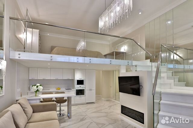 

Квартира-студия, 53 м², 2 кровати