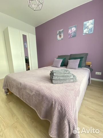 

1-к. квартира, 40 м², 2 кровати