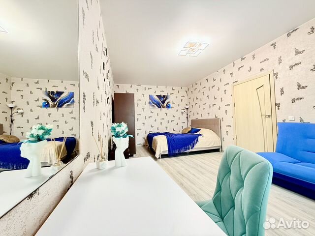 

1-к. квартира, 42 м², 3 кровати