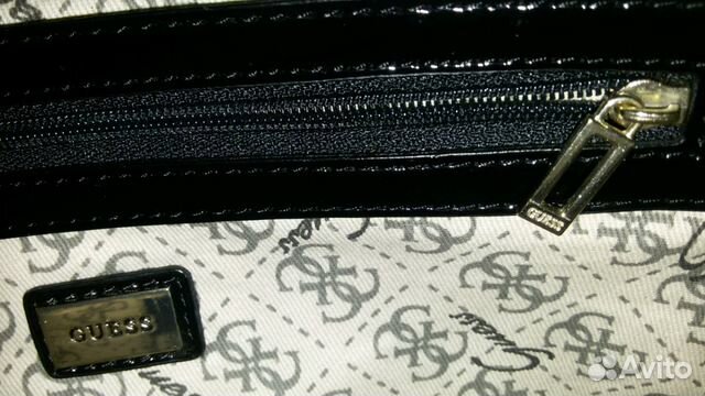 Кожаная сумка guess