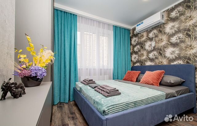 

1-к. квартира, 36 м², 2 кровати