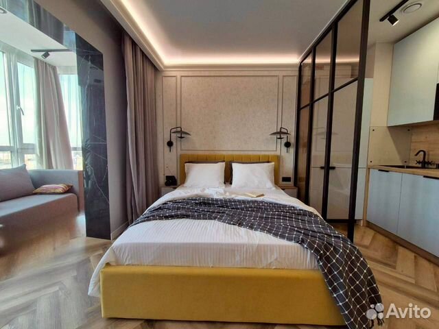 

Квартира-студия, 28 м², 2 кровати