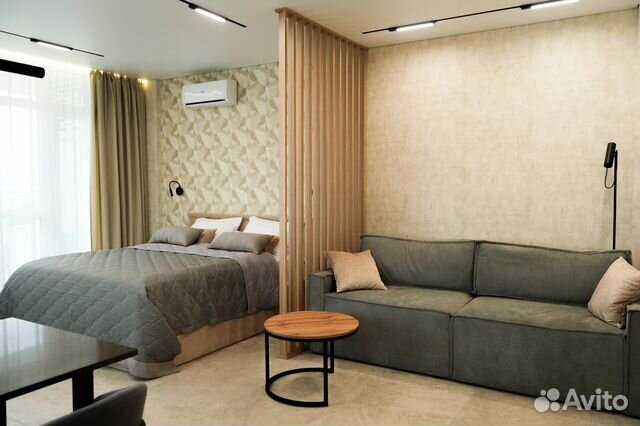 

Квартира-студия, 45 м², 2 кровати