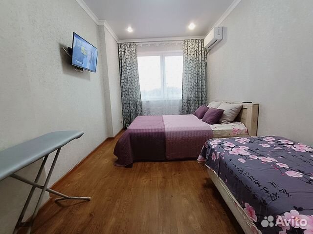 

1-к. квартира, 45 м², 3 кровати