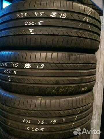 235 45 19 3шт б/у Continental Sport Contact 5p 235 45 19 3шт б/у Continental Sport Contact 5p