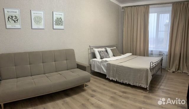 

1-к. квартира, 50 м², 2 кровати