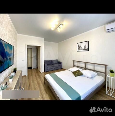 

1-к. квартира, 40 м², 2 кровати