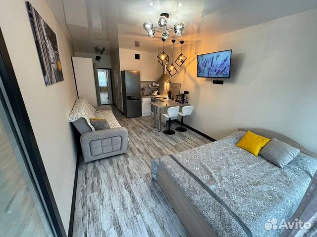

Квартира-студия, 29 м², 2 кровати