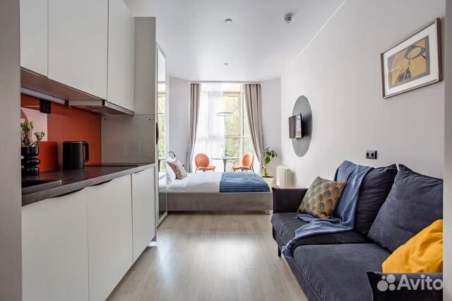 

Квартира-студия, 24 м², 2 кровати