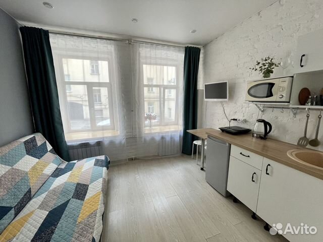 

Квартира-студия, 15 м², 1 кровать