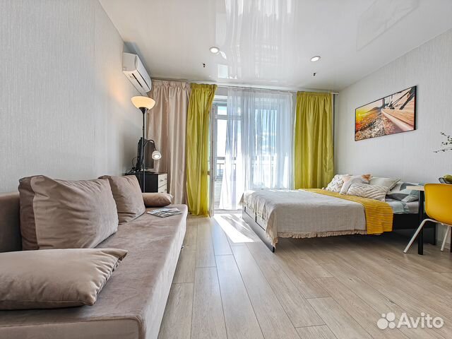 

Квартира-студия, 28,5 м², 2 кровати