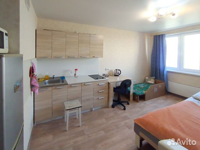 

Квартира-студия, 20 м², 2 кровати