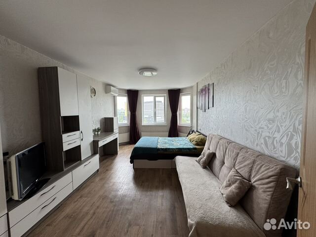 

1-к. квартира, 44 м², 3 кровати