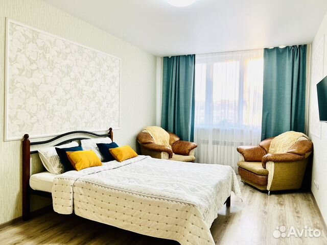 

1-к. квартира, 40 м², 2 кровати
